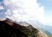 Ein Blick über die Lechtaler Alpen